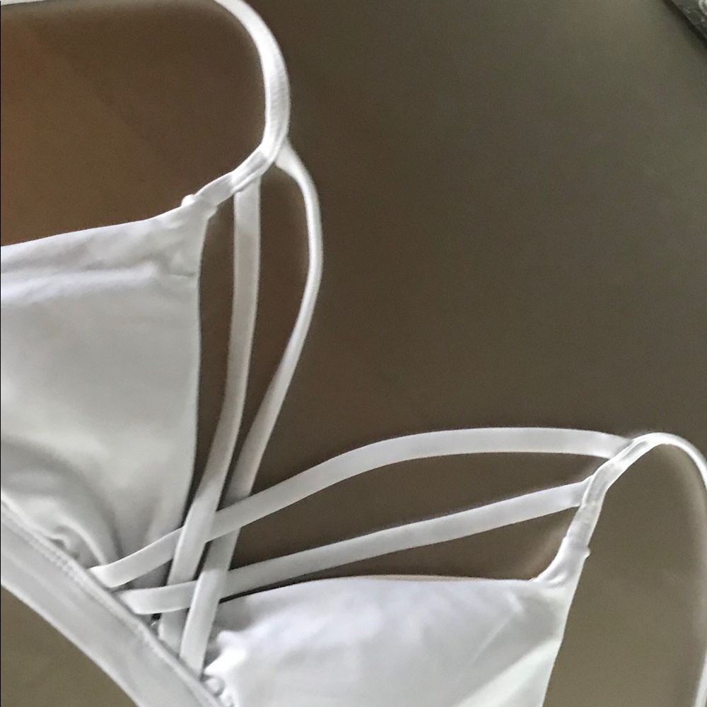 Swimwear Vitamin A white top. Size S/M